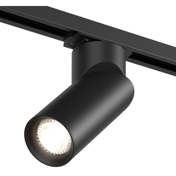 Однофазный двужильный трековый светильник Denkirs DK6080-BK Slant под сменную лампу GU10