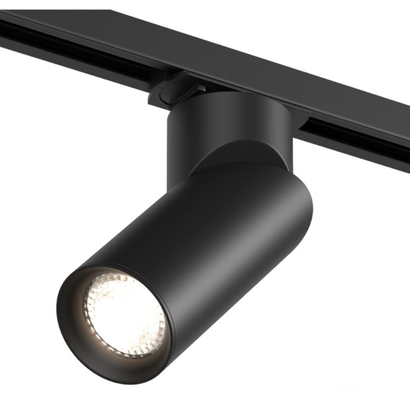 Однофазный двужильный трековый светильник Denkirs DK6080-BK Slant под сменную лампу GU10