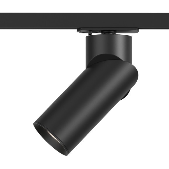 Однофазный двужильный трековый светильник Denkirs DK6080-BK Slant под сменную лампу GU10