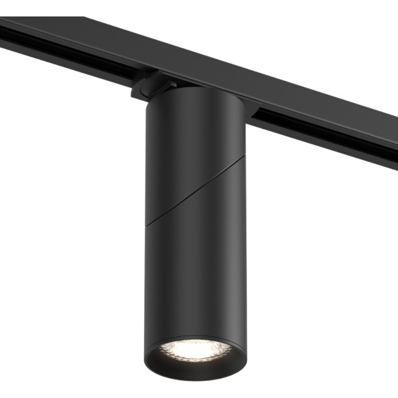 Однофазный двужильный трековый светильник Denkirs DK6080-BK Slant под сменную лампу GU10