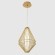 Светильник подвесной Crystal Lux CUADRA SP18W LED GOLD