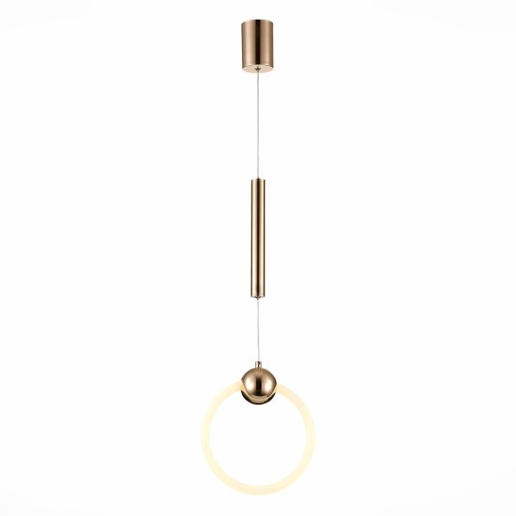 SL1578.203.01 Подвес ST-Luce Золотистый/Золотистый, Белый LED 1*15W 3000K GIERA
