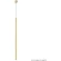 Светильник подвесной Crystal Lux CLT 036C800 GO