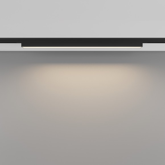 TR192-1-12W3K-B Ультратонкий трековый диммируемый по TRIAC 0/1-10V магнитный светодиодный светильник Maytoni Levity CRI90+ 3000К 330Лм 100° 12Вт