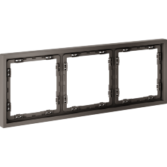 Рамка пластиковая VOLTUM S70 на 3 пост, (капучино)