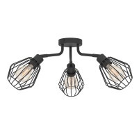 31531 EGLO TARBES Люстра потолочная, 3xE27, 180Вт, металл, черный