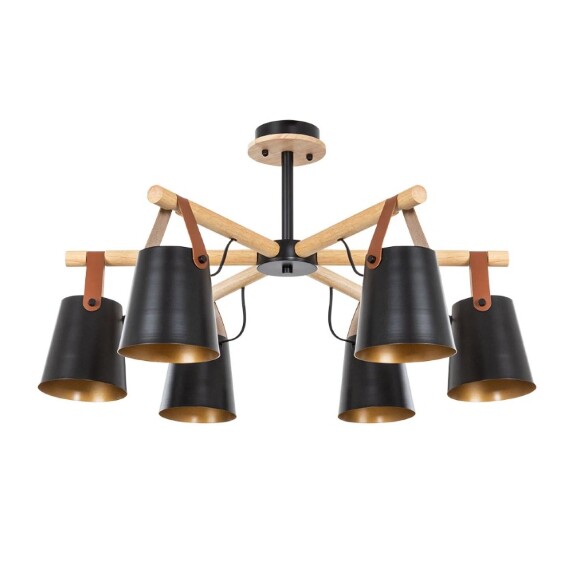 Люстра потолочная Arte Lamp A7032PL-6BK Thomas под лампы 6xE27 60W