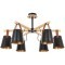 Люстра потолочная Arte Lamp A7032PL-6BK Thomas под лампы 6xE27 60W
