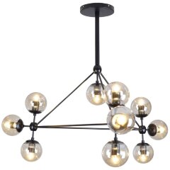 Люстра потолочная Lussole LSP-8164 HARTWELL IP21 под лампы 10xE27 400W Люстра потолочная Lussole LSP-8164 HARTWELL IP21 под лампы 10xE27 400W