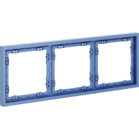 Рамка пластиковая VOLTUM S70 на 3 поста, (деним)