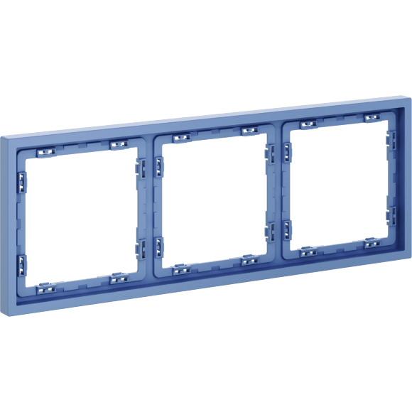 Рамка пластиковая VOLTUM S70 на 3 поста, (деним)