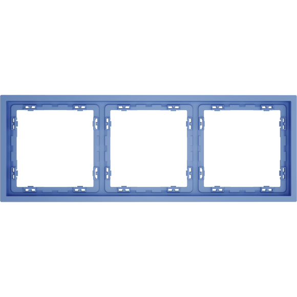 Рамка пластиковая VOLTUM S70 на 3 поста, (деним)