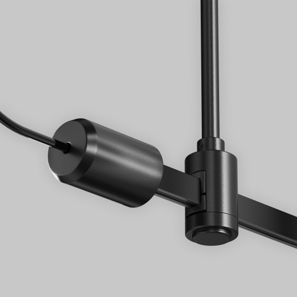 Боковой ввод питания с рег. длины 20-120см Maytoni Flarity TRA154C-SB1-B