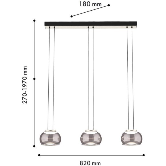 Подвесной светильник Trendig 4376-3P