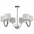 Люстра потолочная Freya FR5034PL-06CH Tina под лампы 6xE14 40W