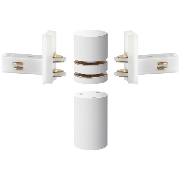 Соединитель питания отступной с токопроводом гибкий угловой "L" 48V Novotech FLUM 135248