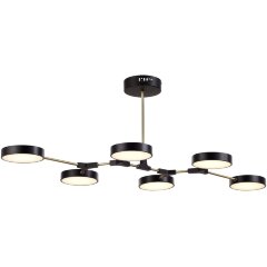 SLE6004-402-06 Светильник потолочный Черный, Латунь/Черный LED 6*10W MONTA