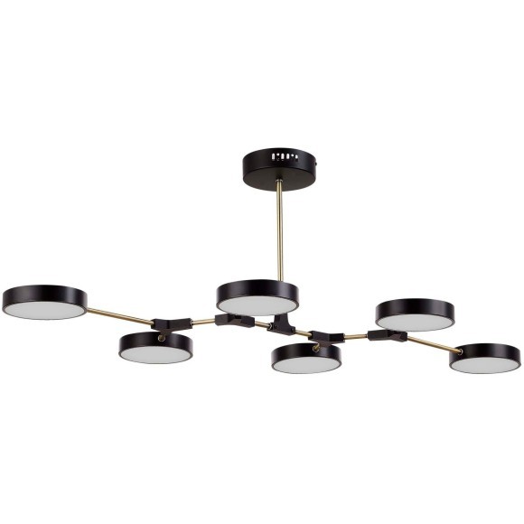 SLE6004-402-06 Светильник потолочный Черный, Латунь/Черный LED 6*10W MONTA