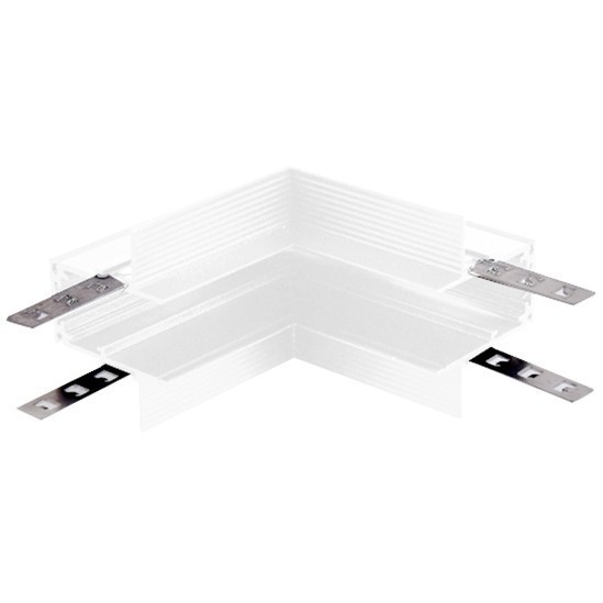 Соединитель с потолка на стену для встр. в ГКЛ 9мм шинопровода Space 48V Crystallux CLT 0.223 02 WH