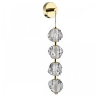 5085/17WL L-VISION ODL25 золото/прозрачный/металл/акрил Бра LED 17W 4000K 800Лм JEMSTONE