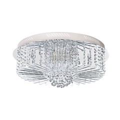 90518 ORNELLA Люстра потолочная с 15 лампами G4, 300Вт, хрусталь, хромированный металл 90518 ORNELLA Люстра потолочная с 15 лампами G4, 300Вт, хрусталь, хромированный металл