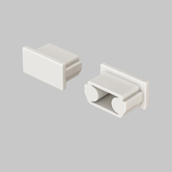 Комплект заглушек (для профиля ALM004S-2M) 10шт. ALM004EC Комплект заглушек (для профиля ALM004S-2M) 10шт. ALM004EC