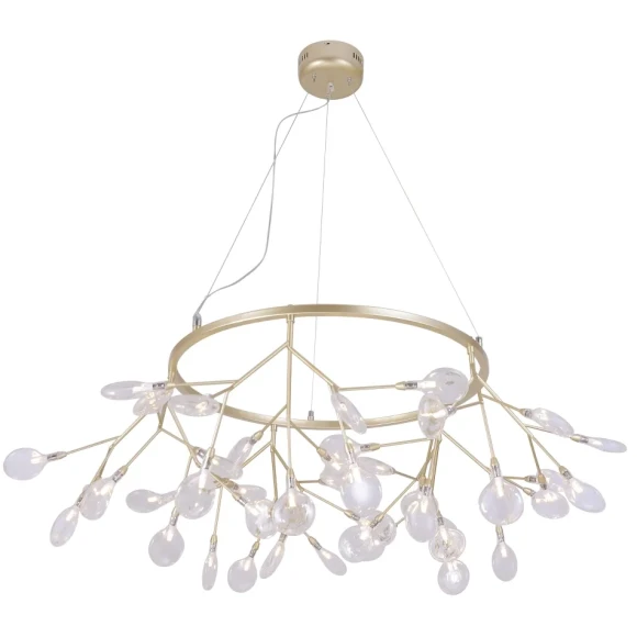 Светильник подвесной Crystal Lux EVITA SP45 D GOLD/TRANSPARENT