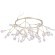 Светильник подвесной Crystal Lux EVITA SP45 D GOLD/TRANSPARENT