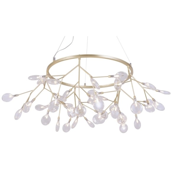 Светильник подвесной Crystal Lux EVITA SP45 D GOLD/TRANSPARENT