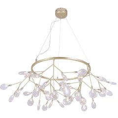 Светильник подвесной Crystal Lux EVITA SP45 D GOLD/TRANSPARENT Светильник подвесной Crystal Lux EVITA SP45 D GOLD/TRANSPARENT