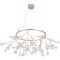 Светильник подвесной Crystal Lux EVITA SP45 D GOLD/TRANSPARENT