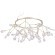 Светильник подвесной Crystal Lux EVITA SP45 D GOLD/TRANSPARENT