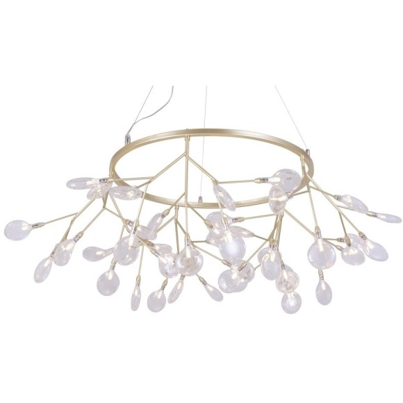 Светильник подвесной Crystal Lux EVITA SP45 D GOLD/TRANSPARENT