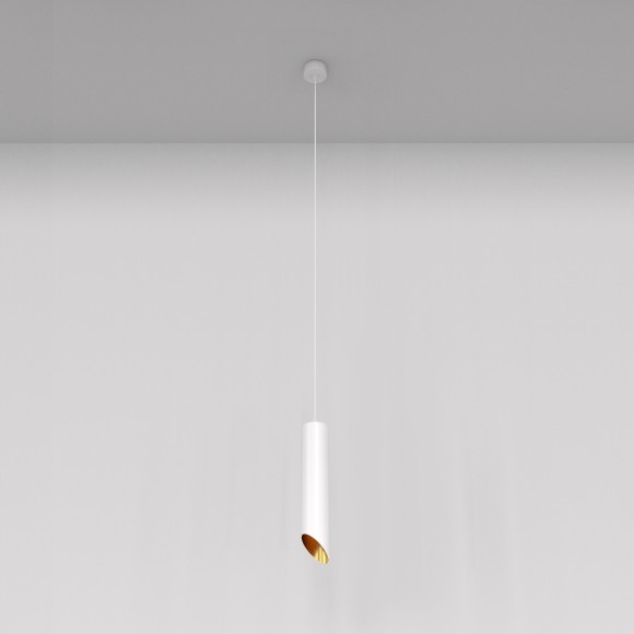 Подвесной светильник цилиндр Maytoni P044PL-01-30GU10-W L IPari под лампу 1xGU10 35W