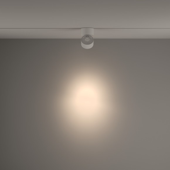 Однофазный двужильный светодиодный трековый светильник Maytoni Unity TR084-1-15W4K-D-W Yin 4000К 1060Лм CRI90+ 24° 15Вт