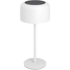 901892 Настольн. лампа на солн. батарее сенсорн. ROCCANOVA, H300, 2,8W(LED), IP44, 3000K, 270lm, сталь, белый