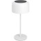 901892 Настольн. лампа на солн. батарее сенсорн. ROCCANOVA, H300, 2,8W(LED), IP44, 3000K, 270lm, сталь, белый