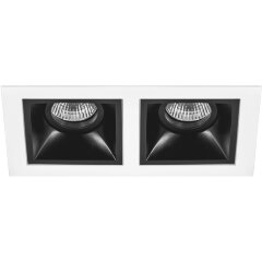 Встраиваемый светильник Lightstar D5260707 Domino под лампы 2xGU5.3 100W Встраиваемый светильник Lightstar D5260707 Domino под лампы 2xGU5.3 100W