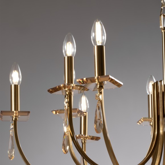 Подвесная люстра Forte FR1006PL-12G Подвесная люстра Forte FR1006PL-12G