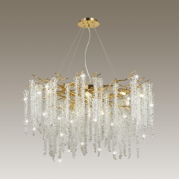 Люстра хрустальная Odeon Light 5005/14 Banche под лампы 14xG9 40W Люстра хрустальная Odeon Light 5005/14 Banche под лампы 14xG9 40W