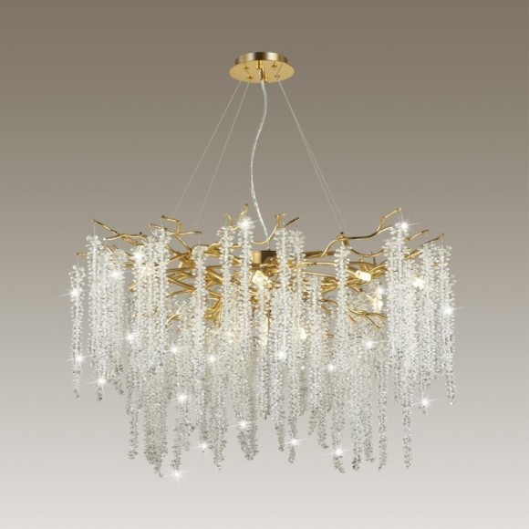 Люстра хрустальная Odeon Light 5005/14 Banche под лампы 14xG9 40W Люстра хрустальная Odeon Light 5005/14 Banche под лампы 14xG9 40W