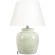 10491T Green Loft It ORCHID Настольная лампа, E27, 1 × 40 Вт, основание из керамики и металла зелёного и белого цвета, белый тканевый абажур