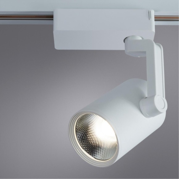 Однофазный двужильный светодиодный трековый светильник Arte Lamp A2320PL-1WH TRACCIA 4000К 1600Лм CRI85+ 24° 20Вт Однофазный двужильный светодиодный трековый светильник Arte Lamp A2320PL-1WH TRACCIA 4000К 1600Лм CRI85+ 24° 20Вт