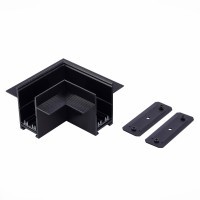 ST021.422.14 Угол-соединитель для шинопровода в ГКЛ 12.5мм черный SKYLINE 220