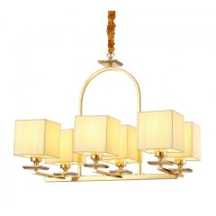 Подвесная люстра Liniano LDP 17100-6 GD Подвесная люстра Liniano LDP 17100-6 GD