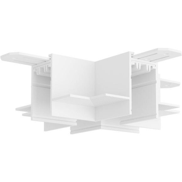 Соединитель X-образный для шинопровода в ГКЛ 12.5мм Smart 220V Denkirs TR2114-WH