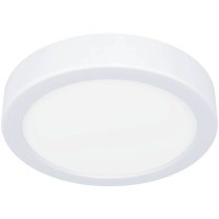 900638 Накладной светильник FUEVA 5, 11W (LED), 3000K, IP44, Ø160, сталь, белый / пластик, белый
