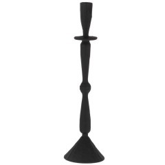 422104 JELLICOE B385 Подсвечник лофт алюминий черный