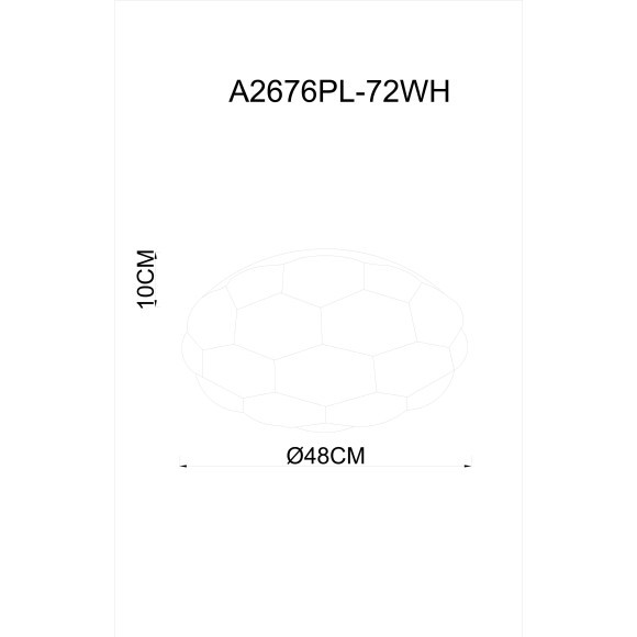 Потолочный светильник Arte Lamp BISCOTTI A2676PL-72WH Потолочный светильник Arte Lamp BISCOTTI A2676PL-72WH