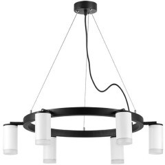 LR0163660 Люстра RULLO 6х50W GU10 ЧЕРНЫЙ/БЕЛЫЙ (571016+214436-6+202430-6) LR0163660 Люстра RULLO 6х50W GU10 ЧЕРНЫЙ/БЕЛЫЙ (571016+214436-6+202430-6)